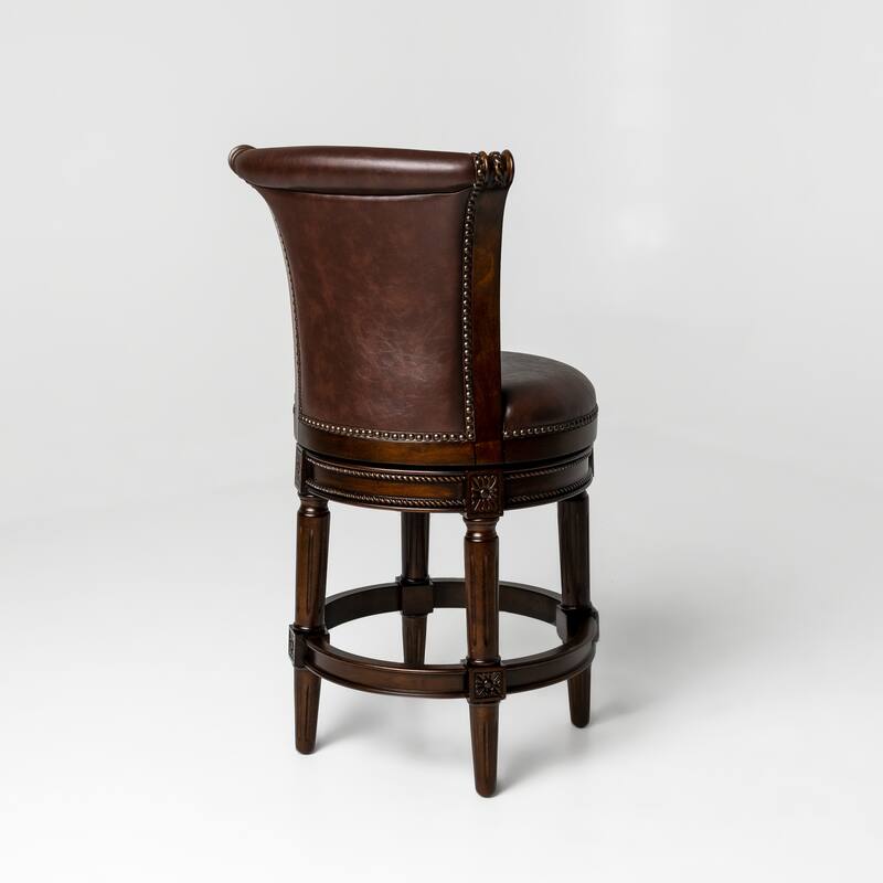 Maven Lane Pullman Swivel Kitchen Dining Stool