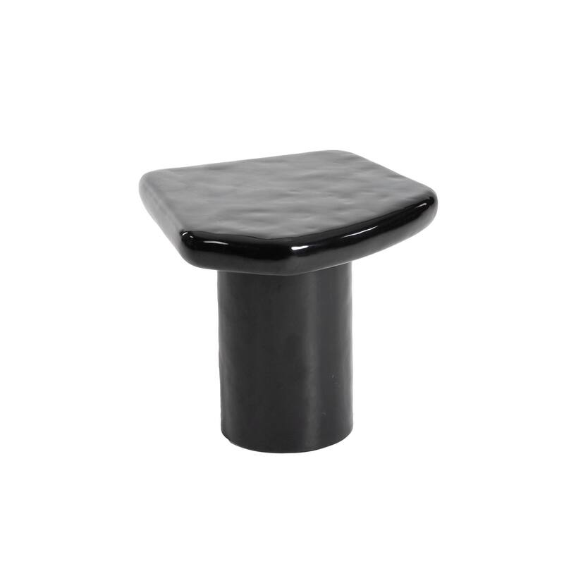 Destiny Concrete Side Table, Black