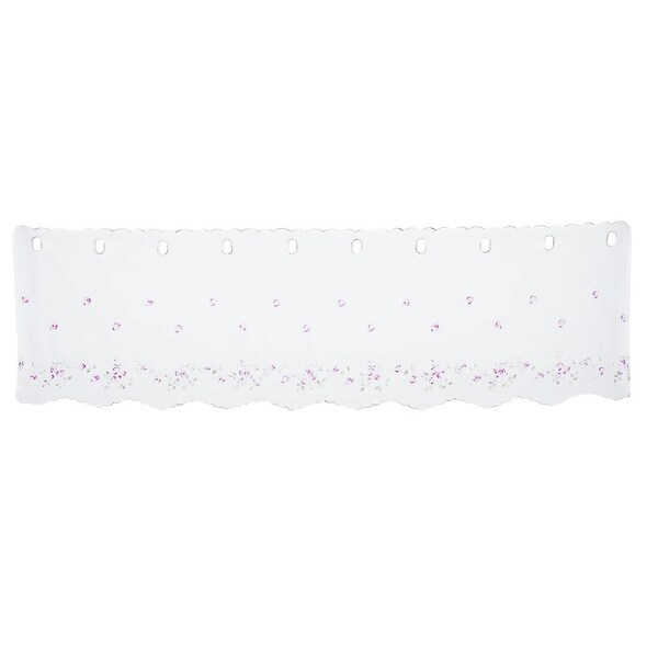 Polyester Flower Printed Bed Door Window Valance Colorful 60 Inch x 17 Inch - Size 3. Opens flyout.
