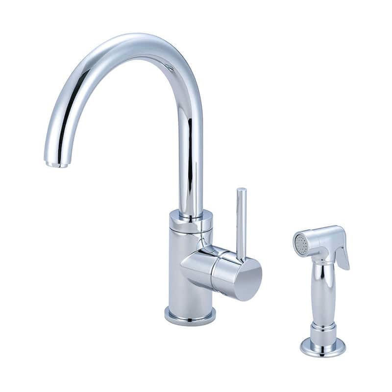 Pioneer Faucets Motegi 1.5 GPM Single Hole Kitchen Faucet with 7-5/8" - Polished Chrome