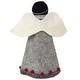 preview thumbnail 4 of 7, Handmade Felt Angel Tree Topper/Tabletop Décor, Turquoise