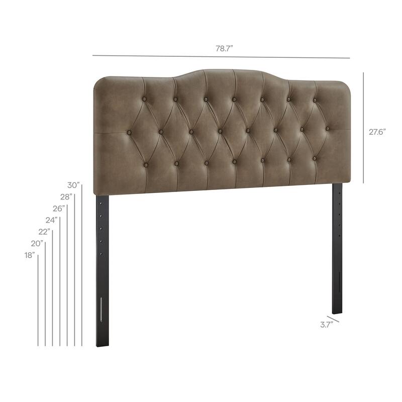 Annabel Faux Leather Headboard