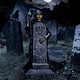 preview thumbnail 2 of 11, Haunted Hill Farm 39-in. Grim Reaper Holding Sickle Statue with LED Eyes