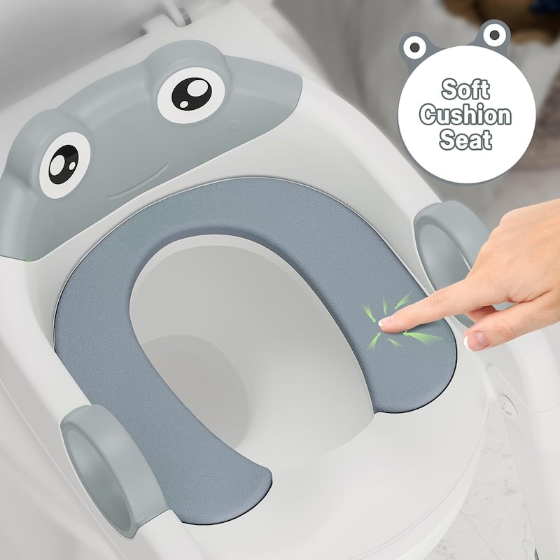 Toilet Training Seat with Step Stool Ladder for Toddlers - N/A