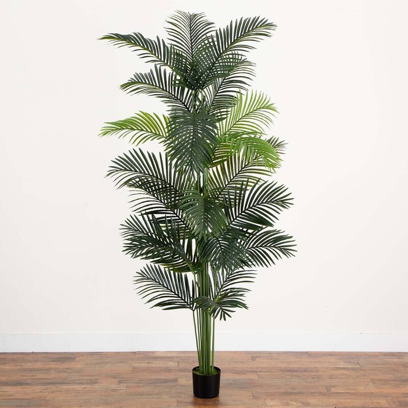 Paradise Palm Artificial Potted Tree - 8' - Green