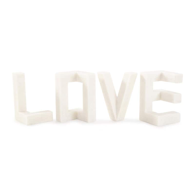 Just Say "Love" Sculpture in Polyresin - 10.5H x 7W x 2.3/4D
