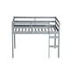 preview thumbnail 17 of 16, Rubber Wooden Twin Loft Bed with Ladder