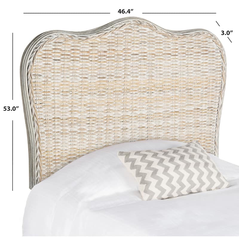 SAFAVIEH Tefta Grey Full Size Headboard