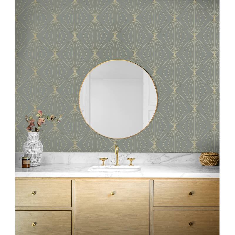 NextWall Gem Geometric Peel and Stick Wallpaper