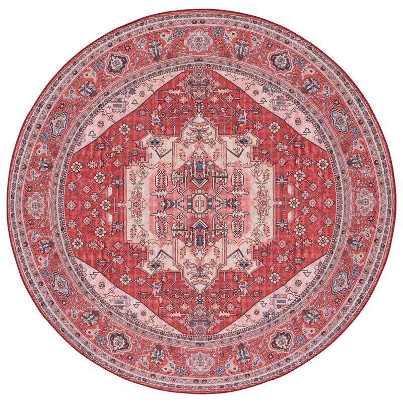 SAFAVIEH Tucson Machine Washable Slip Resistant Nevada Traditional Rug