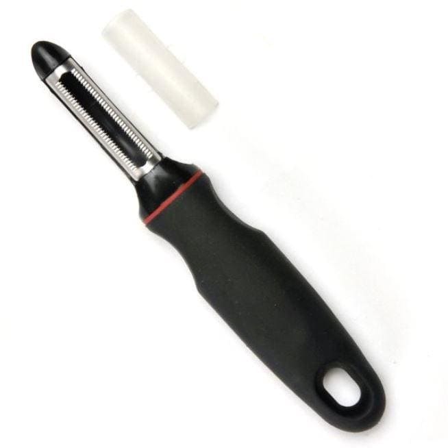 Shop Norpro Grip Ez Soft Skin Produce Stainless Steel Fruit Veggie Peeler With Blade Guard Overstock 30599138
