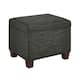 Option Dark Charcoal Grey Fabric