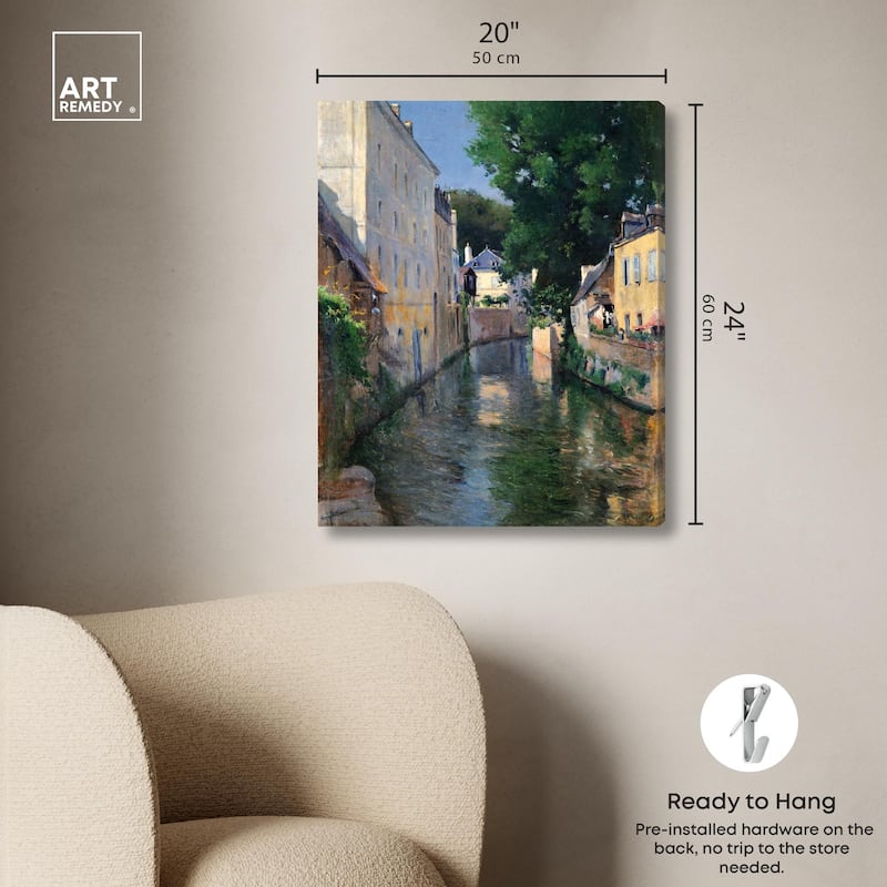 The River Isole Canvas by Art Remedy, Gallery Wrapped
