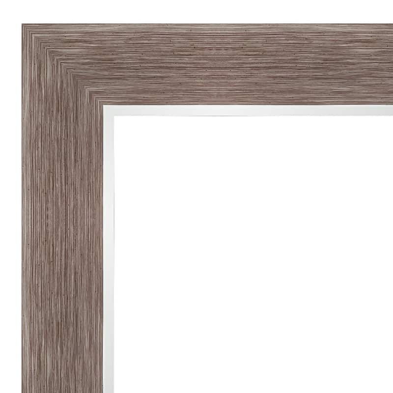 Amanti Art Noble Mocha Framed Dry Erase Magnetic Board