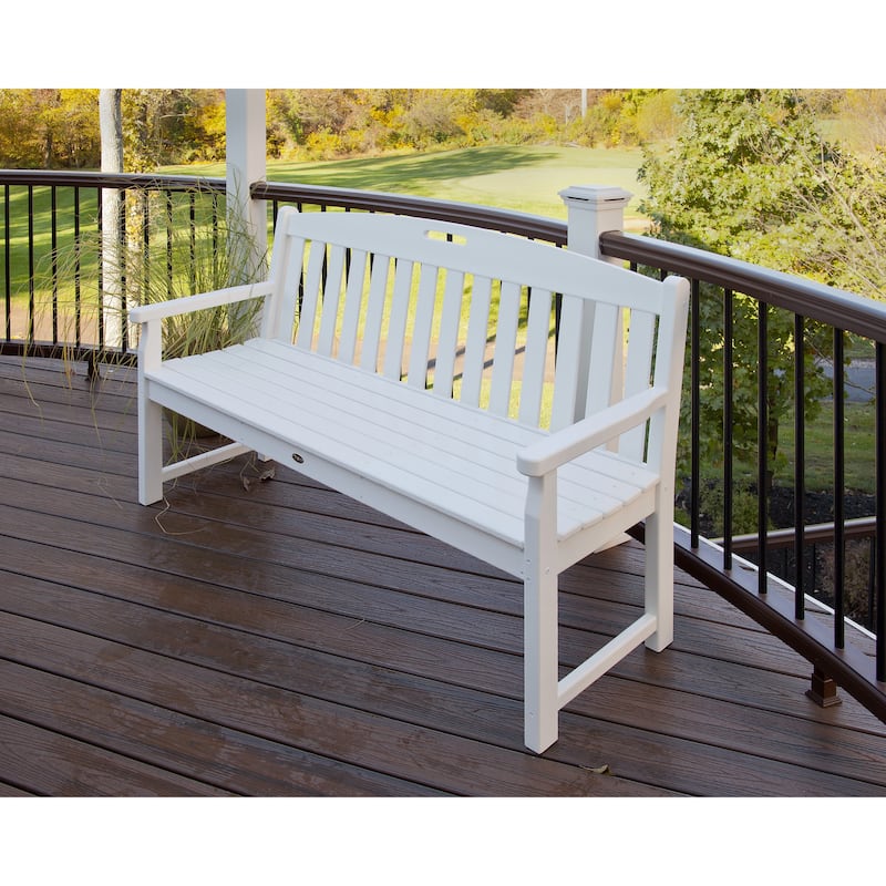 POLYWOOD Trex Outdoor Furniture Yacht Club 60-inch Bench