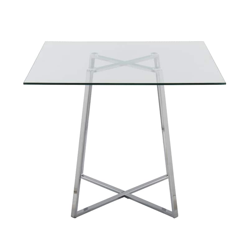 Silver Orchid Pugo Square Dining Table