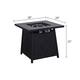Outdoor Gas Square 50000 BTU Fire Pit Table