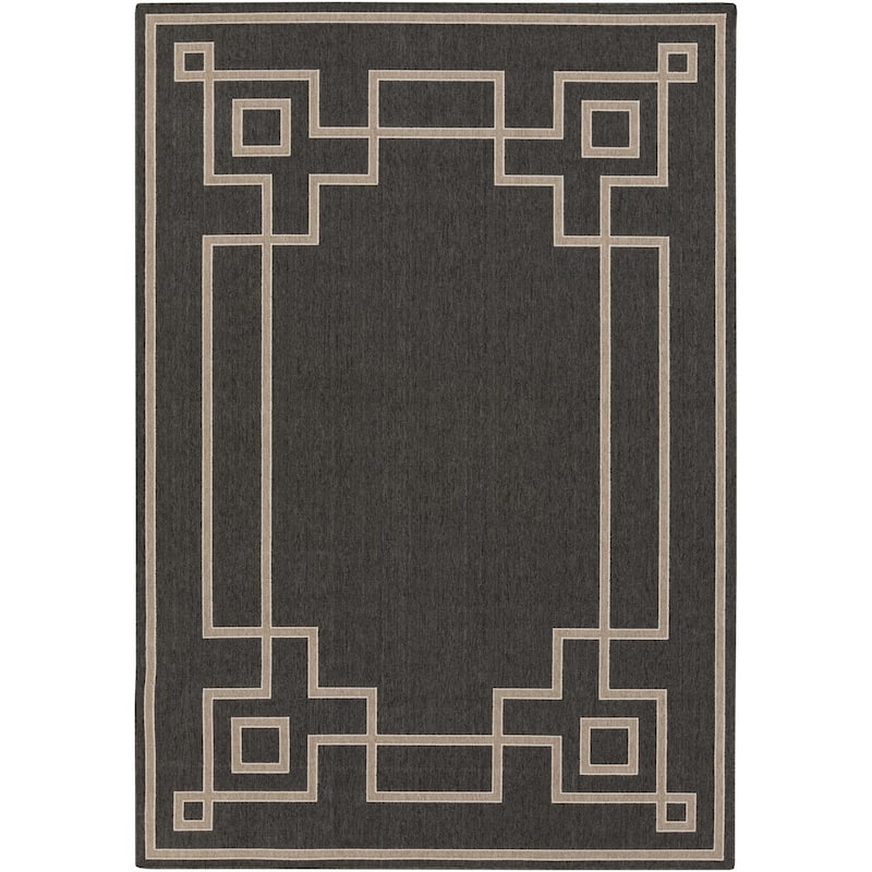 Livabliss Alfresco Country Geometric Indoor / OutdoorArea Rug