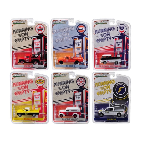 Greenlight Running on Empty 1956 Ford F-100 with Drop-in Tow Hook Caltex