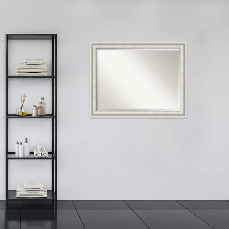 Beveled Wall Mirror - Parlor Black Frame