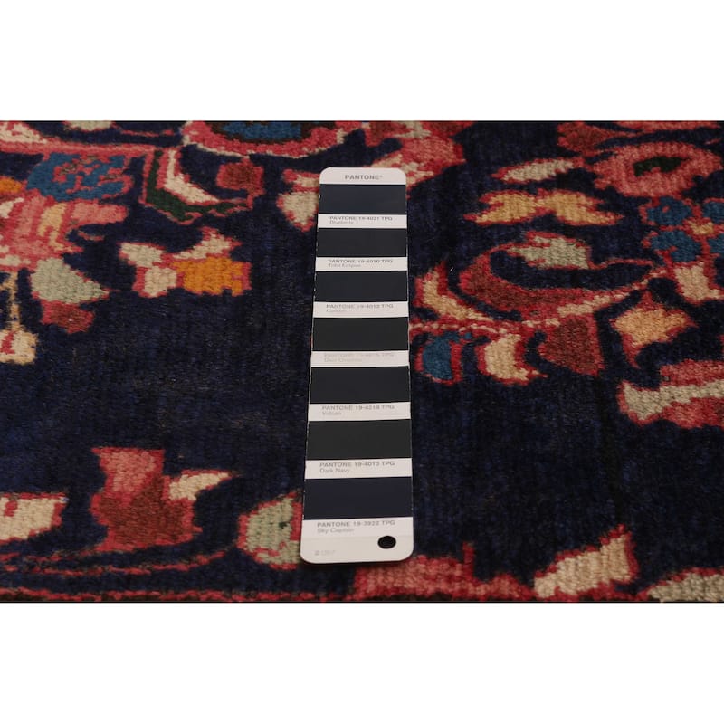 ECARPETGALLERY Hand-knotted Anadol Navy Wool Rug - 4'8 x 10'5