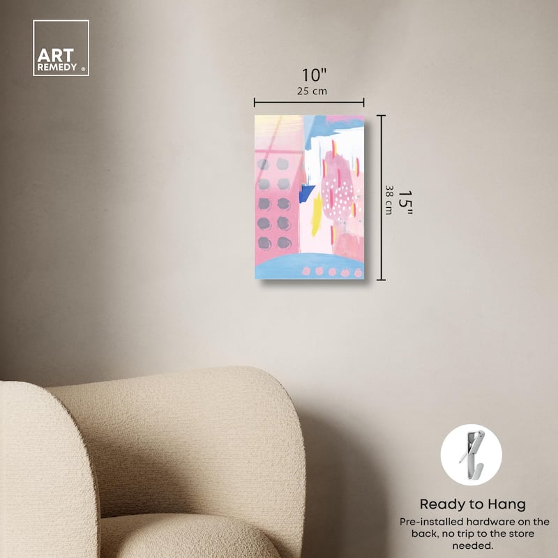 Doll Memories - Pretty blue Acrylic by Art Remedy, Ready to Hang