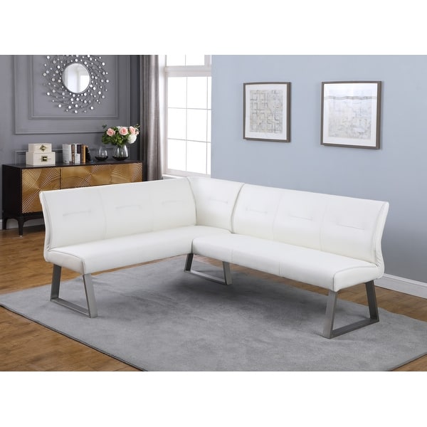 slide 2 of 3, Somette Amelia Reversible Nook in White