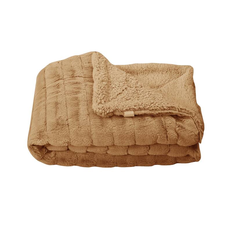 Supermink Decorative Fauxfur Throw 50'' x 60''