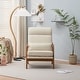 preview thumbnail 2 of 105, High Back Solid Wood Armrest Backrest Leisure Chair Accent Chair
