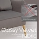 preview thumbnail 46 of 65, HOMYKA Modern Wingback Arm Chair Upholstered Accent Chair