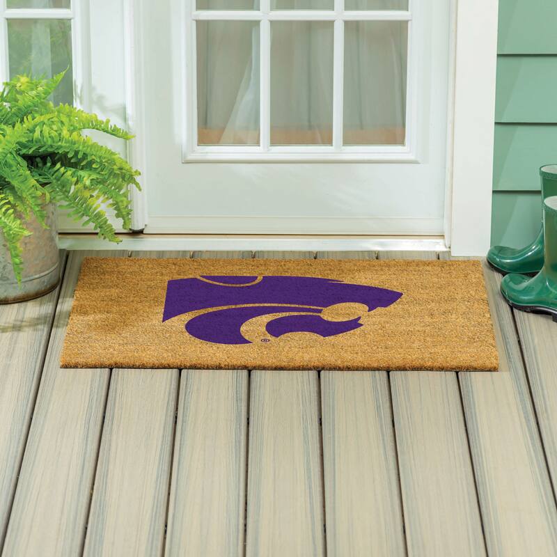 Kansas State University Full Color Indoor/Outdoor Coir Mat