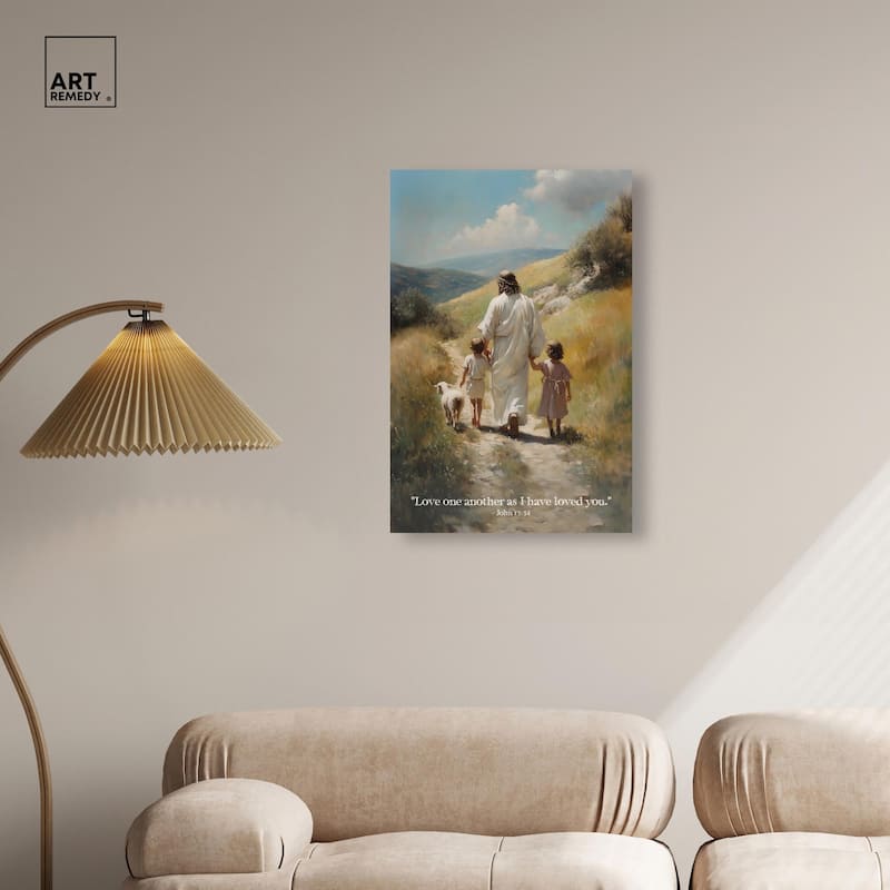 As I Have Loved You Canvas by Art Remedy, Gallery Wrapped