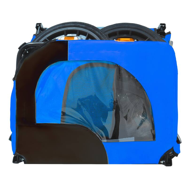 Pet Bike Trailer Dog Cart for Bicycle,Suitable for Small and Medium Pets, Easy Folding Cart Frame, Non-Slip Floor