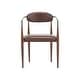 preview thumbnail 54 of 107, Modern Industrial Elmore Upholstered Dining Chairs (Set of 2) with Iron Frame by Christopher Knight Home
