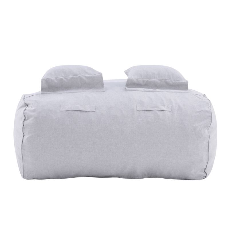 Christopher Knight Home - Lemoore Casual Outdoor Upholstered Bean Bag Daybed