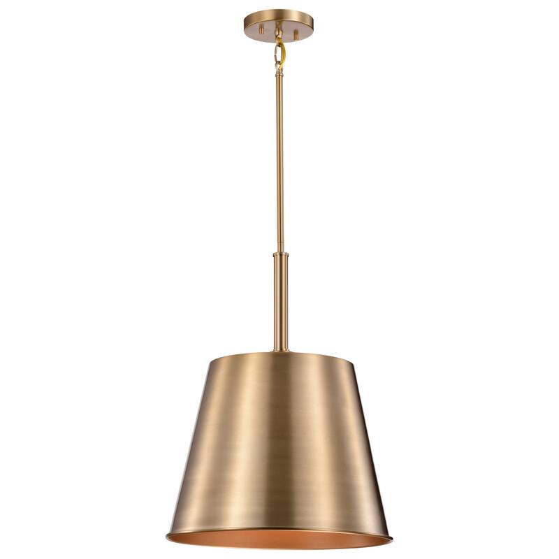 Alexis 1 Light Large Pendant Burnished Brass and Gold Finish - Burnished Brass / Gold