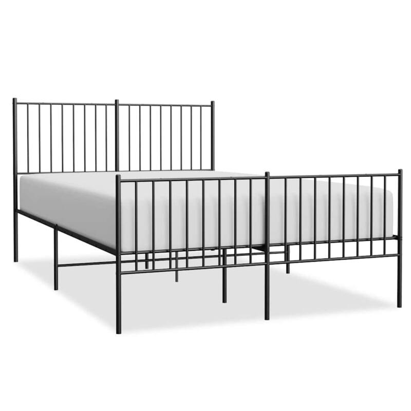 vidaXL Metal Bed Frame, No Mattress
