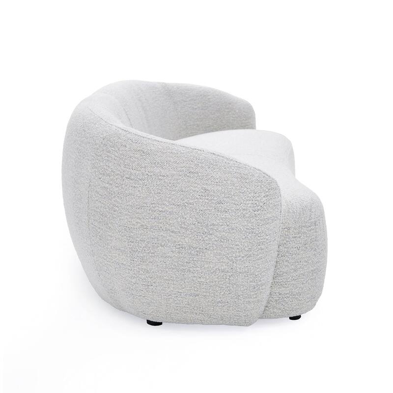 Modrest Omaha Modern Off White Fabric Sofa