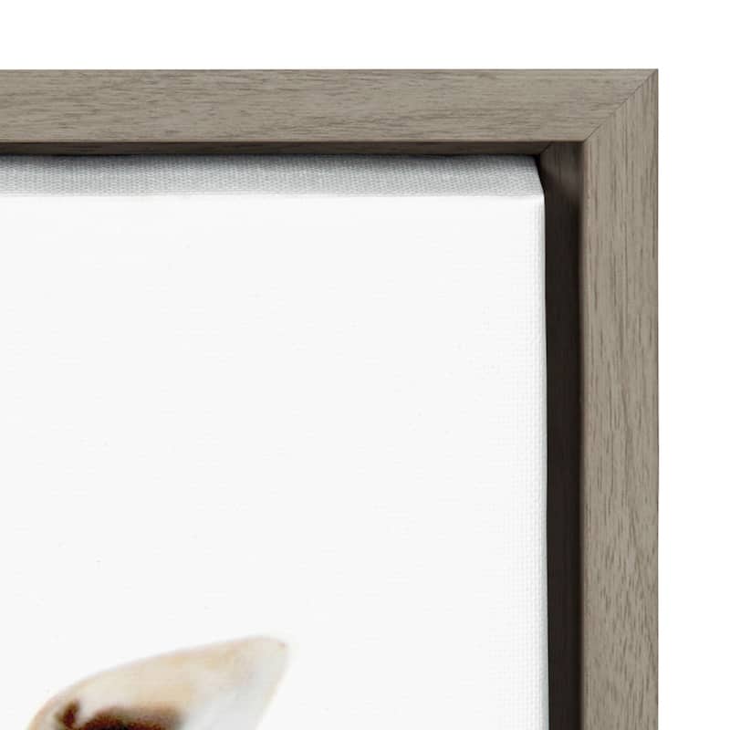 Kate and Laurel Sylvie Gum Giraffe Framed Canvas by Amy Peterson