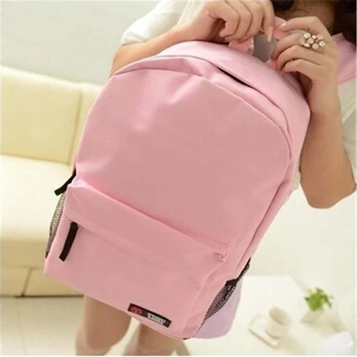 Women Casual Backpack Canvas Bag Girls School Backpack On Sale Overstock 31912005