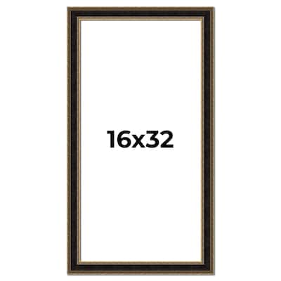 16x32 Frame Gold Antique Vintage Sold Wood Picture Frame | 1.75 Inch