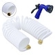 preview thumbnail 6 of 4, White Coiled Hose with Adjustable Nozzle