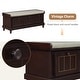 preview thumbnail 36 of 70, Storage Bench with Cushioned Seat and 3 Drawers