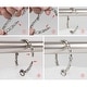 preview thumbnail 46 of 44, Utopia Alley Shower Rings, Oval Shape Shower Curtain Rings for Bathroom, Rustproof Zinc Shower Curtain Hooks Rings, Set of 12
