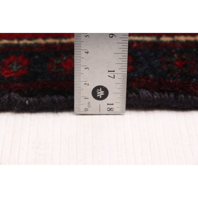 ECARPETGALLERY Hand-knotted Konya Anatolian Black, Red Wool Rug - 4'7 x 10'1