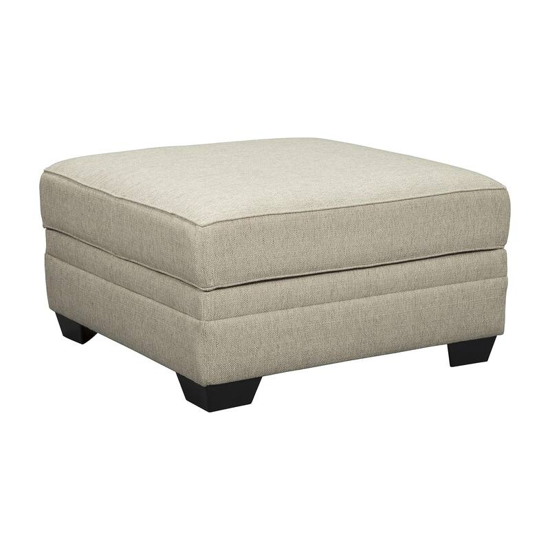 Signature Design by Ashley​ Luxora Light Tan Contemporary Square Storage Ottoman