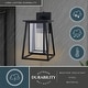 preview thumbnail 8 of 8, Vaxcel Lighting Blackwell 14" Tall Outdoor Wall Sconce