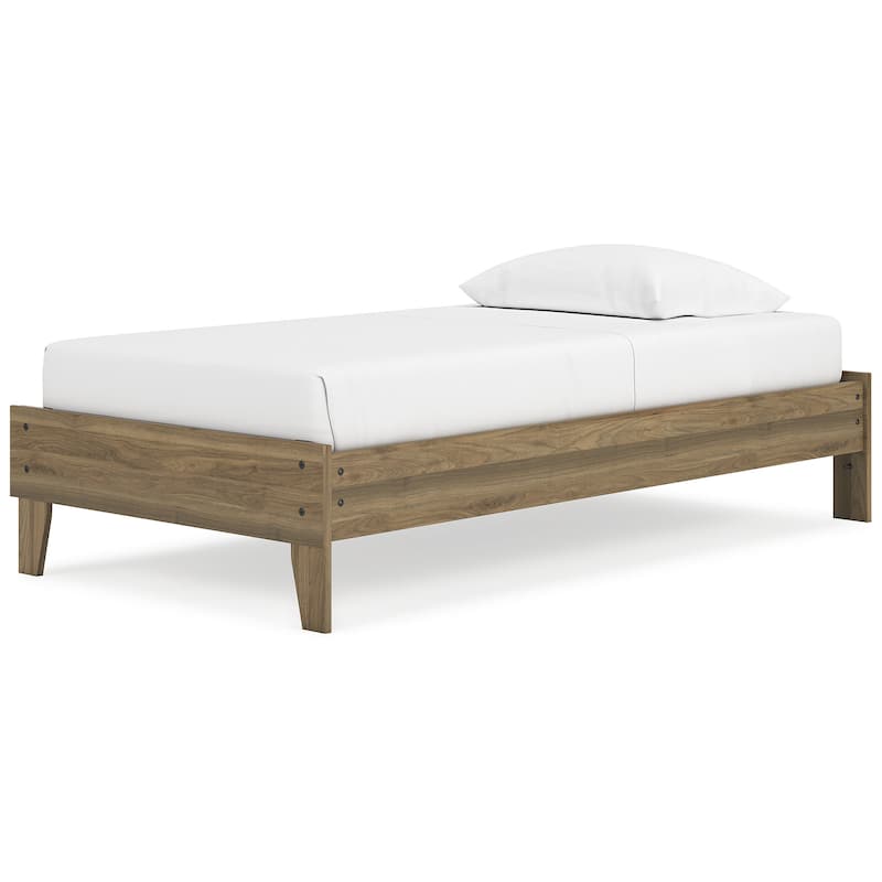 Signature Design by Ashley Deanlow Brown Platform Panel Bed