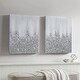 preview thumbnail 9 of 22, Madison Park Glimmer Heavily Embellished 2-piece Canvas Wall Art Set (Set of 2)
