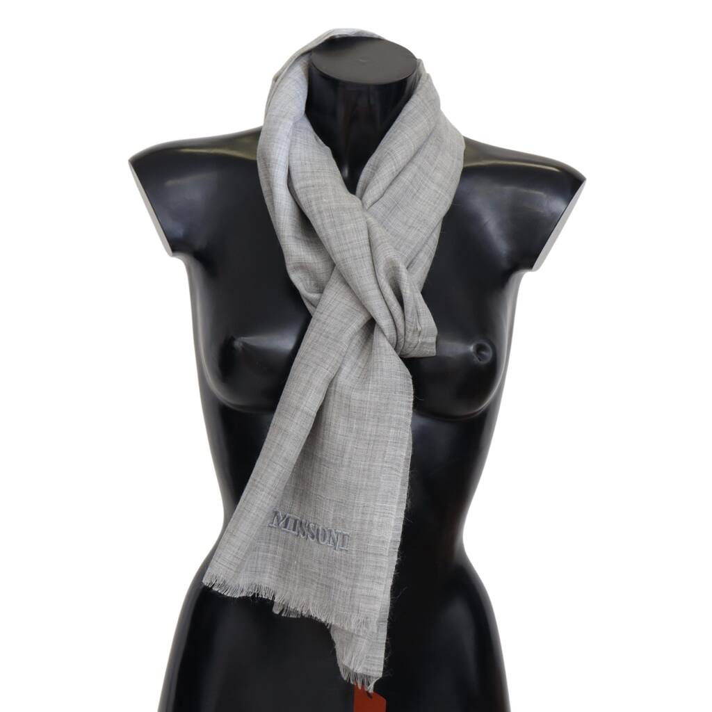 Missoni Elegant Beige Wool Silk Unisex Men's Scarf - One Size